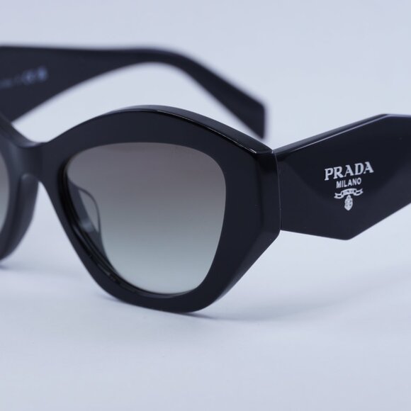 ?️ New Prada PR07YSF 1AB0A7 Sunglasses - Black Frame, Grey Gradient Lenses main image 8